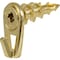Hillman HILLMAN Brass-Plated Gold Drywall Picture Hook 50 lb 2 pk 122403 - alternate 1